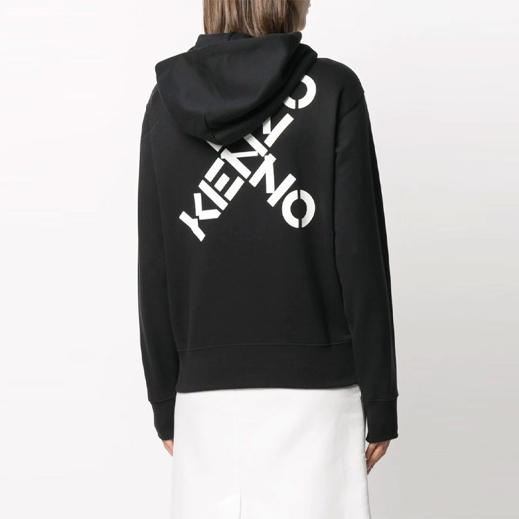 Details for (W) KENZO FW20 Hoodie Hitam Lengan Panjang Relaxed Fit Sweater FA62SW8704MS-99