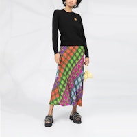 (W) KENZO FW20 クラシックタイガー クルーネック ウールセーター ブラック FA62PU5233TA-99 Shop (W) KENZO FW20 クラシックタイガー クルーネック ウールセーター ブラック FA62PU5233TA-99