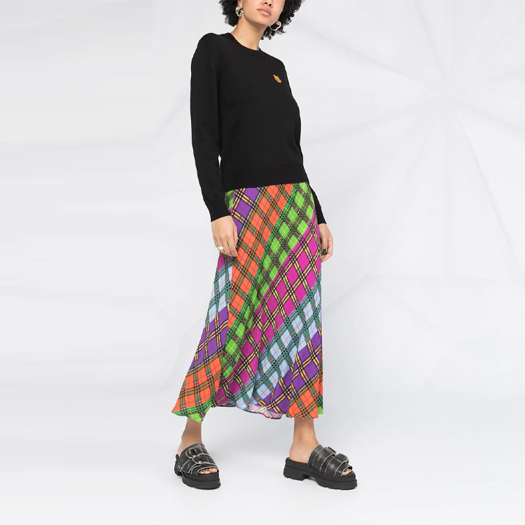 Details for (W) KENZO FW20 Classic Tiger Crewneck Sweater Hitam Wool FA62PU5233TA-99