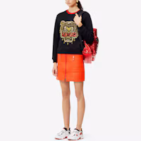 Details for (W) Kenzo FW21 黑色刺繡虎頭圓領長袖上衣 F952SW7054X7-99