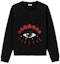 Buy (W) KENZO FW21 黑色眼睛標誌圖案圓領長袖上衣。 F952SW7104X7-99