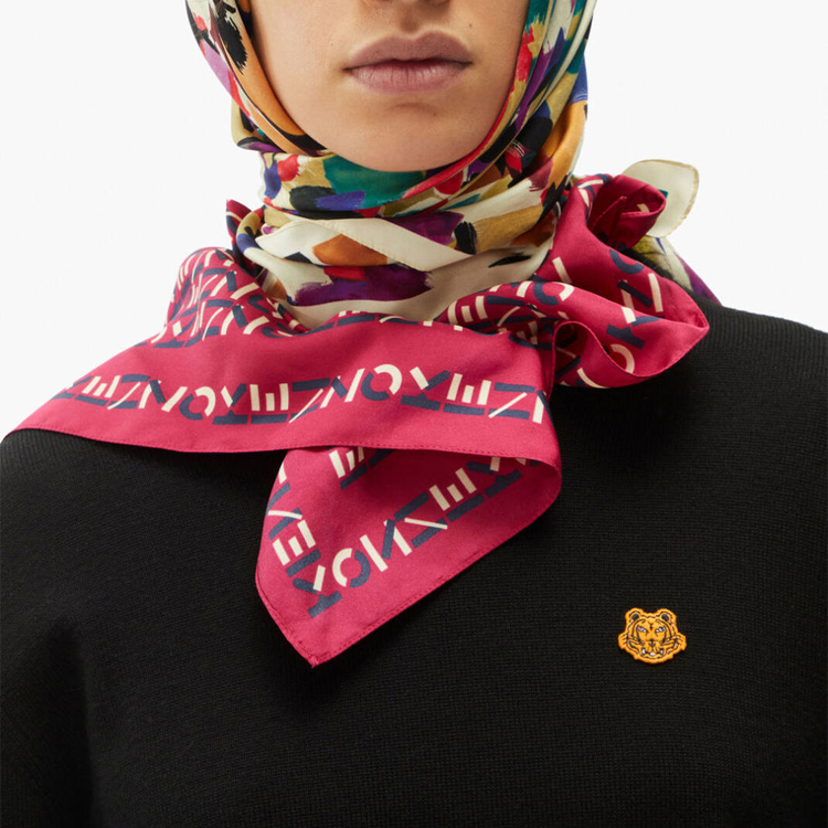 Details for (Women) Kenzo FW21 Black Merino Wool Crewneck Sweater with Tiger Embroidery FB62PU6423TA-99