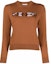 Order (W) KENZO FW21 Sweater Rajut Wool Coklat dengan Logo Bordir. FB62PU6393LA-15