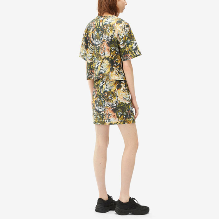 Shop (W) KENZO 2021秋冬短袖圆领连衣裙 多色款. FB62RO7894SW-MU