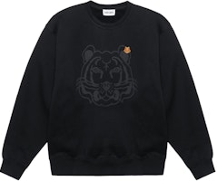 (Women) KENZO FW21 K-Tiger Embroidered Crewneck Sweatshirt Black. FB62SW8314MO-99 (Women) KENZO FW21 K-Tiger Embroidered Crewneck Sweatshirt Black. FB62SW8314MO-99
