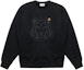 Order (W) KENZO FW21 K-Tiger 刺繡虎頭黑色長袖圓領衛衣 FB62SW8314MO-99