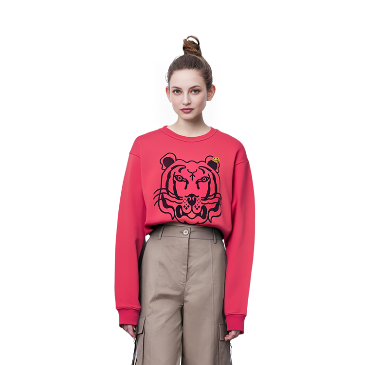 (Women) Kenzo FW21 K-Tiger Embroidered Crewneck Sweatshirt Orange FB62SW8314MO-28 圖 6