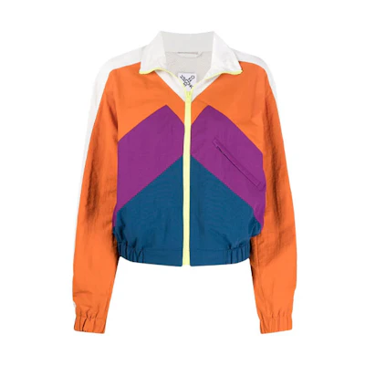 (Women) Kenzo FW21 Lightweight Patchwork Bomber Jacket Multicolor FB62BL1299-CO1