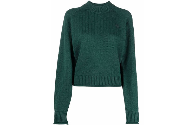 (Women) KENZO FW21 Ribbed Wool Crewneck Sweater Green. FB62PU6313TB-53 圖 2