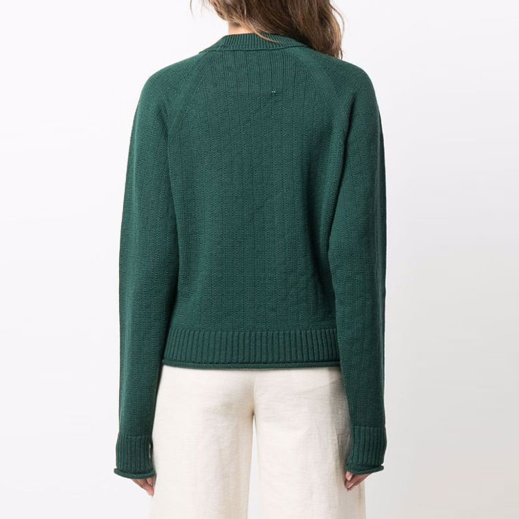 (Women) KENZO FW21 Ribbed Wool Crewneck Sweater Green. FB62PU6313TB-53 圖 5