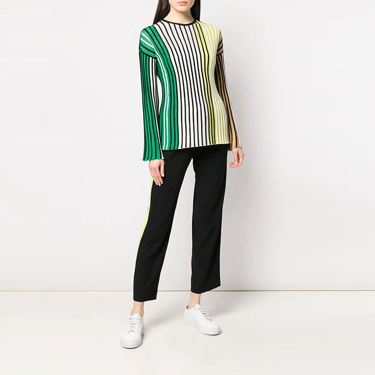 Lookbook (Women) KENZO FW21 Side Stripe Track Pants Black. F952PA1315AC-99