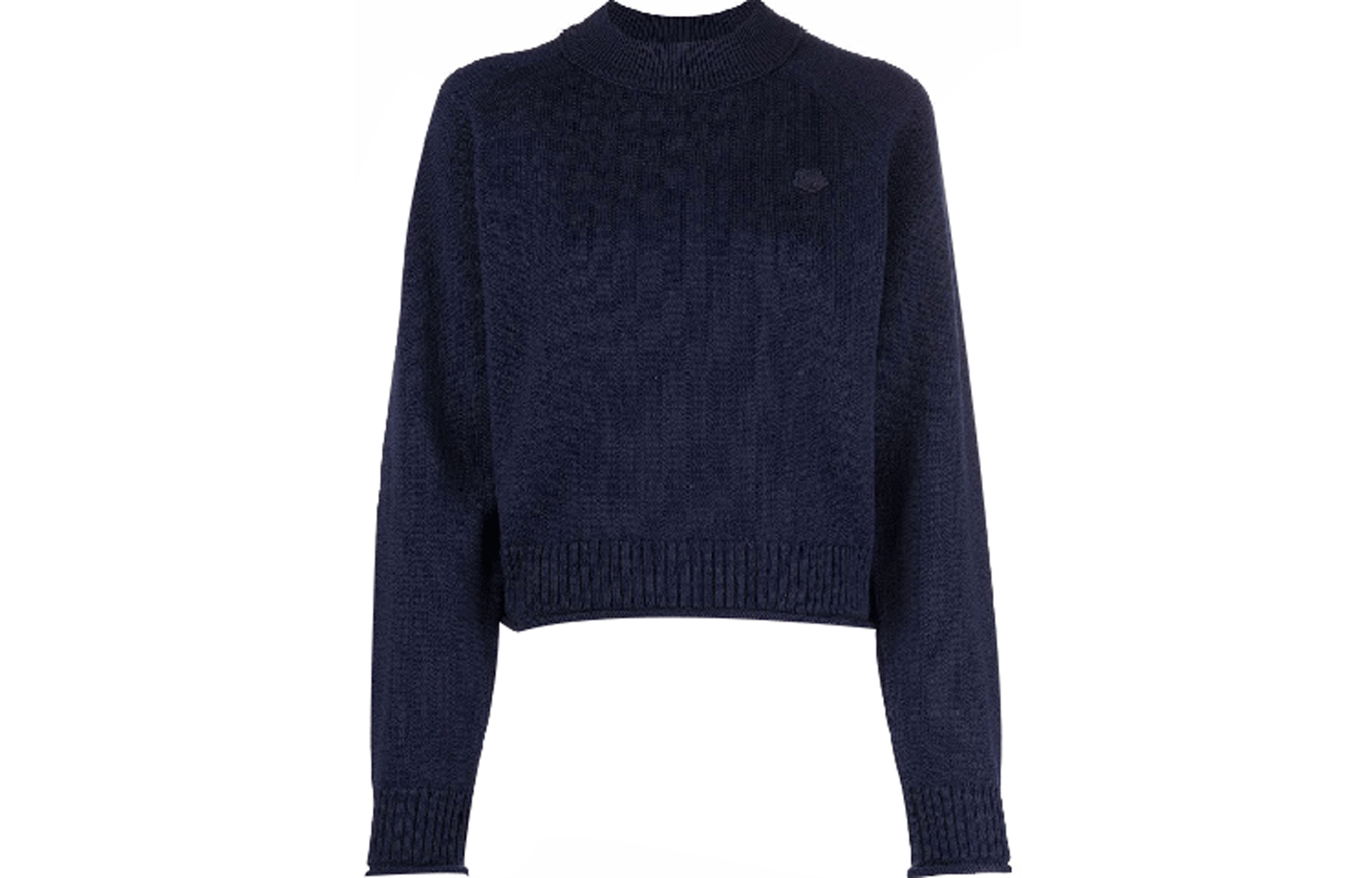 Order (W) KENZO FW21 Logo Krewnek Bulu Rajut Sweater Biru FB62PU6313TB-79