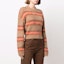 Shop (W) KENZO FW21 Sweater Rajutan Cashmere Garis Coklat. FB62PU6153CH-13