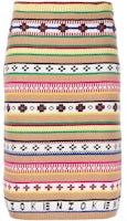 (Women) KENZO FW22 Floral High-Waisted Knit Skirt Multicolor. FC62JU3173CH-11 (Women) KENZO FW22 Floral High-Waisted Knit Skirt Multicolor. FC62JU3173CH-11