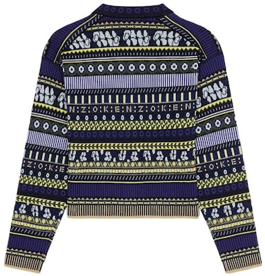 (W) KENZO FW22 午夜藍提花針織開襟衫。 FC62CA3183CD-77 Lookbook (W) KENZO FW22 午夜藍提花針織開襟衫。 FC62CA3183CD-77