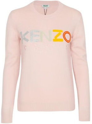 (W) KENZO FW22 Pink Knit Pullover Sweater dengan Logo Sulaman. F762TO457808-34 Buy (W) KENZO FW22 Pink Knit Pullover Sweater dengan Logo Sulaman. F762TO457808-34
