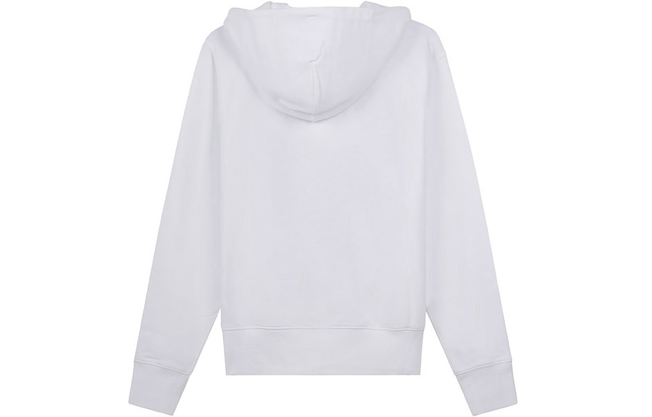 Lookbook (Women) KENZO FW22  White Cotton Hoodie with Tiger Logo Embroidery. FC62SW8714XL-01B