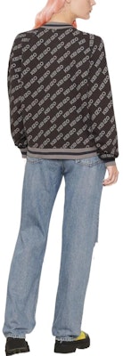 (Women) KENZO FW22 All-Over Logo Zip-Up Jacket Grey Spring Collection. FC62BL7004MF-99J Shop (Women) KENZO FW22 All-Over Logo Zip-Up Jacket Grey Spring Collection. FC62BL7004MF-99J