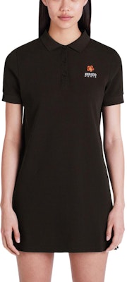 (W) KENZO FW22 黑色绣花Boke花标志中长款连衣裙. FC62RO7074PU-99J Shop (W) KENZO FW22 黑色绣花Boke花标志中长款连衣裙. FC62RO7074PU-99J