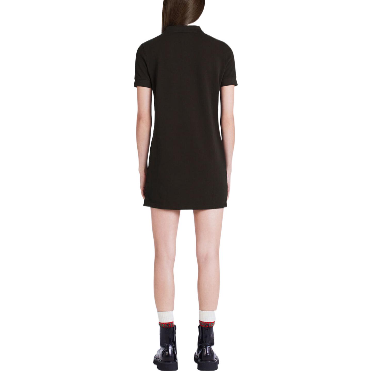 Purchase (W) KENZO FW22 黑色绣花Boke花标志中长款连衣裙. FC62RO7074PU-99J