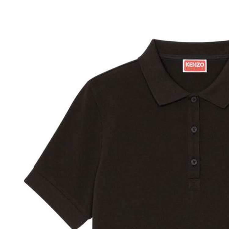 Sizing (W) KENZO FW22 黑色绣花Boke花标志中长款连衣裙. FC62RO7074PU-99J