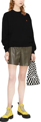 (Women) KENZO FW22 Boke Flower Logo Knit Sweater Black FC62PU3423LC-99 Shop (Women) KENZO FW22 Boke Flower Logo Knit Sweater Black FC62PU3423LC-99