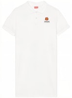 (Women) KENZO FW22 Boke Flower White Embroidered Logo Midi T-Shirt Dress Women FC62RO7074PU-01 (Women) KENZO FW22 Boke Flower White Embroidered Logo Midi T-Shirt Dress Women FC62RO7074PU-01