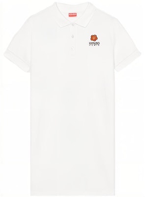 (W) KENZO 女士 FW22 Boke Flower 白色刺绣Logo中长款T恤连衣裙 FC62RO7074PU-01 Buy (W) KENZO 女士 FW22 Boke Flower 白色刺绣Logo中长款T恤连衣裙 FC62RO7074PU-01