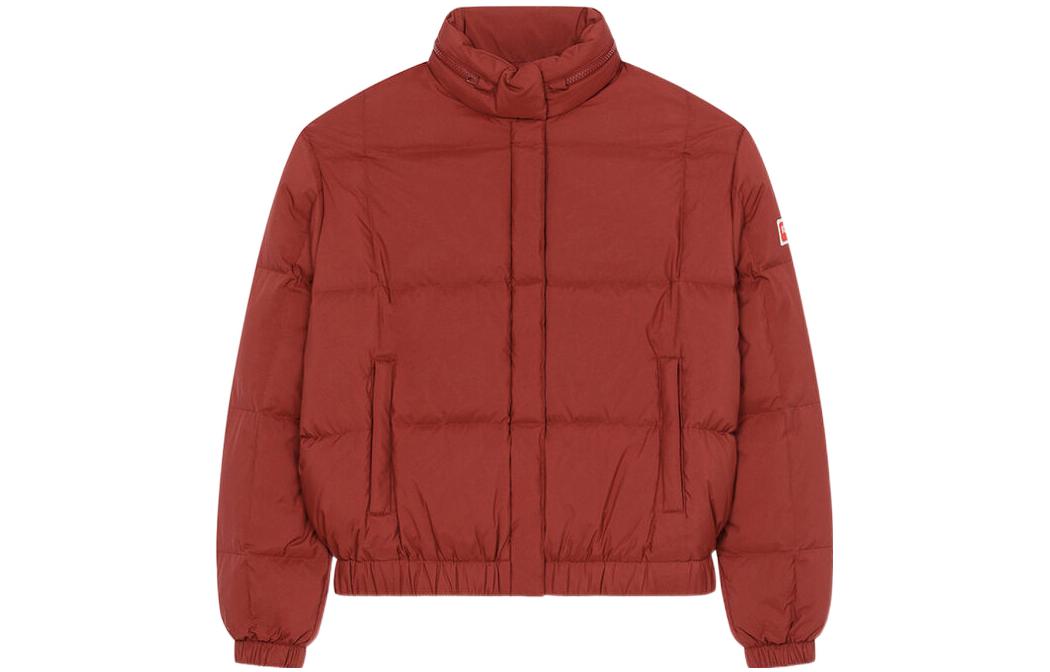 (Women) KENZO FW22 Bordeaux Red  Loose Fit Zip-Up Casual Jacket. FC62OU1139NC-23