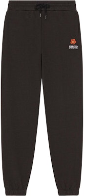 (Women) KENZO FW22 Floral Logo Embroidered Drawstring Joggers Black Autumn. FC62PA7004MF-99J Order (Women) KENZO FW22 Floral Logo Embroidered Drawstring Joggers Black Autumn. FC62PA7004MF-99J