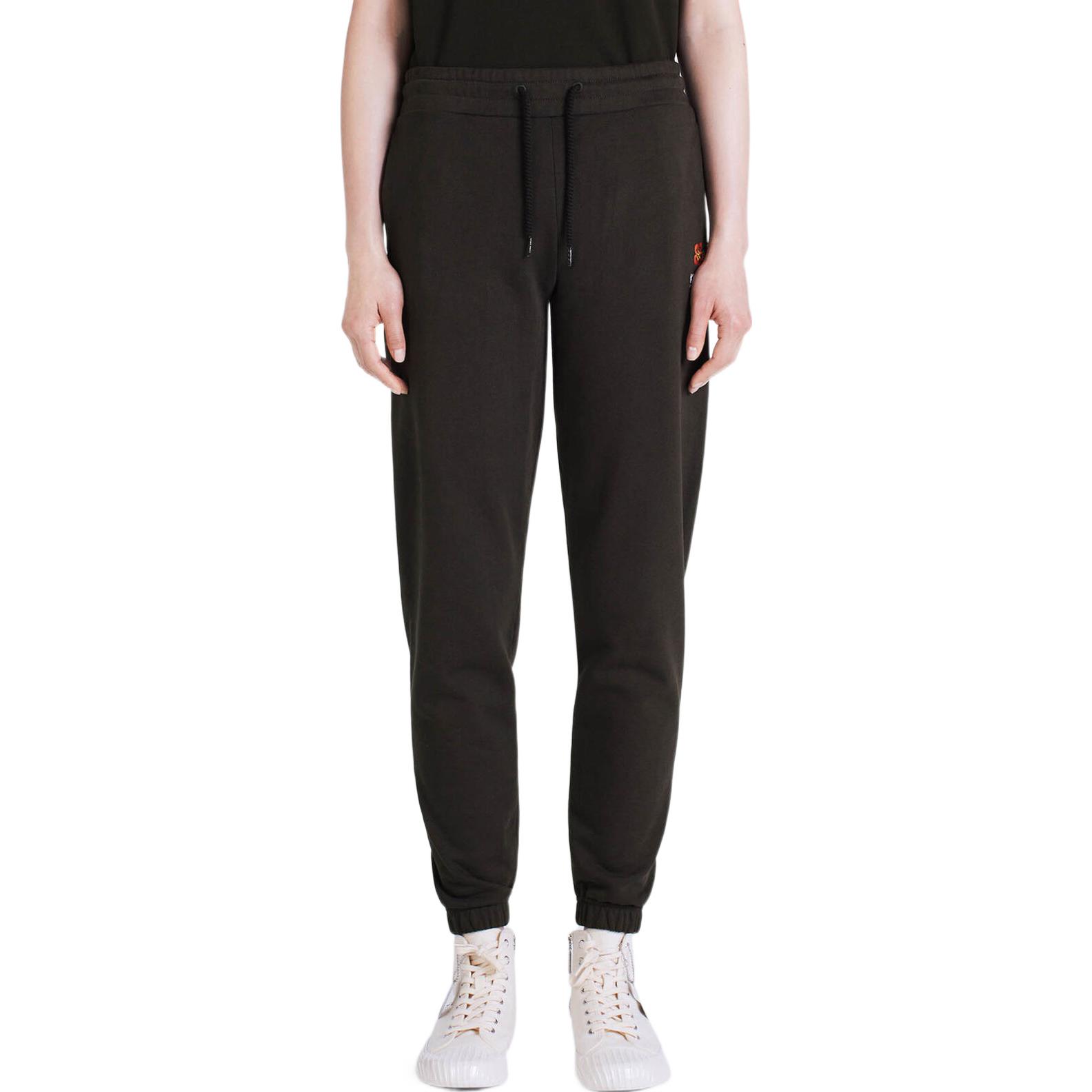 Details for (W) KENZO FW22 Seluar Jogger Hitam Logo Bunga Sulam dengan Tali Serut. FC62PA7004MF-99J