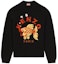 Order (Women) KENZO FW23 Black Crew Neck Knit Sweater with Animal Letter Print. FD62PU4233BI-99J