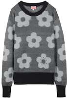 (Women) KENZO FW23 Black Floral Crewneck Pullover Sweater. FD62PU4133CA-99 (Women) KENZO FW23 Black Floral Crewneck Pullover Sweater. FD62PU4133CA-99