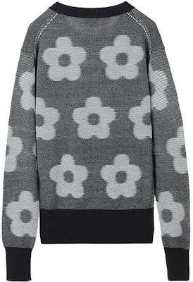 (W) KENZO FW23 Baju Sweater Hitam Motif Bunga Crewneck Pullover. FD62PU4133CA-99 Lookbook (W) KENZO FW23 Baju Sweater Hitam Motif Bunga Crewneck Pullover. FD62PU4133CA-99