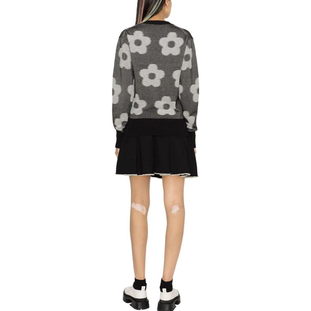 Details for (W) KENZO FW23 Baju Sweater Hitam Motif Bunga Crewneck Pullover. FD62PU4133CA-99