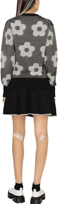 (W) KENZO FW23 Baju Sweater Hitam Motif Bunga Crewneck Pullover. FD62PU4133CA-99 Details for (W) KENZO FW23 Baju Sweater Hitam Motif Bunga Crewneck Pullover. FD62PU4133CA-99