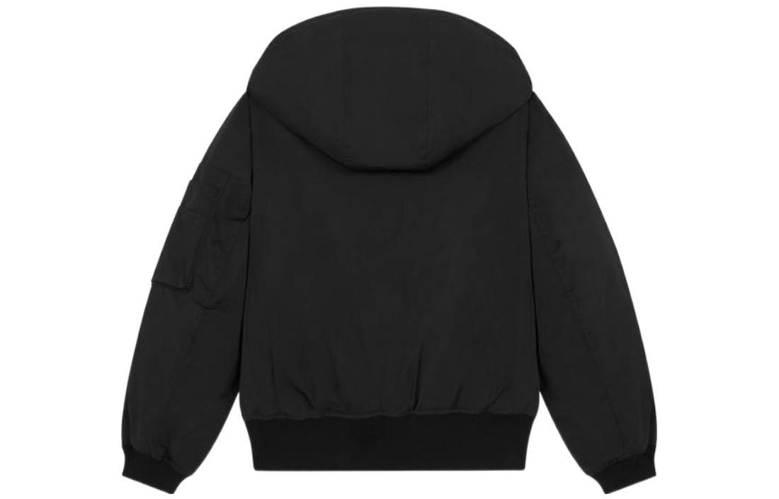 Lookbook (W) KENZO FW23 Chaqueta Acolchada Negra con Capucha y Parche de Logo. FD62BL1739NK-99