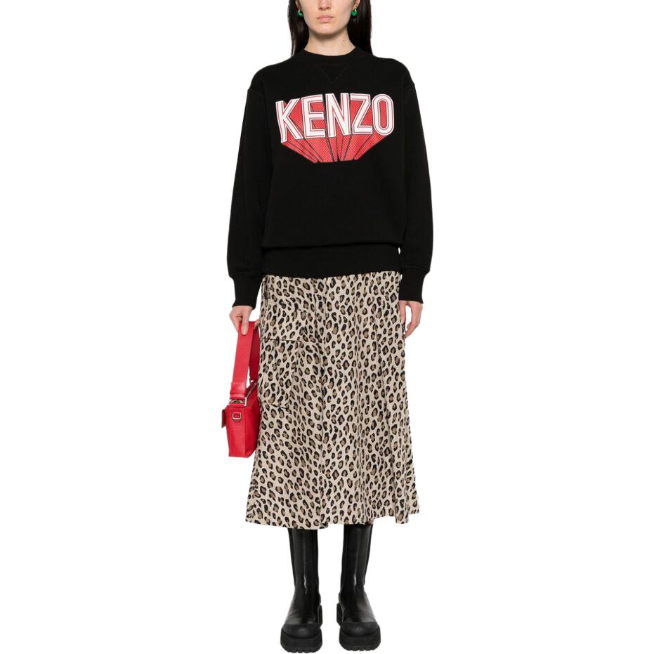 (Women) KENZO FW23  Black Pullover Sweatshirt with Letter Print. FD62SW0514MB-99J 圖 4