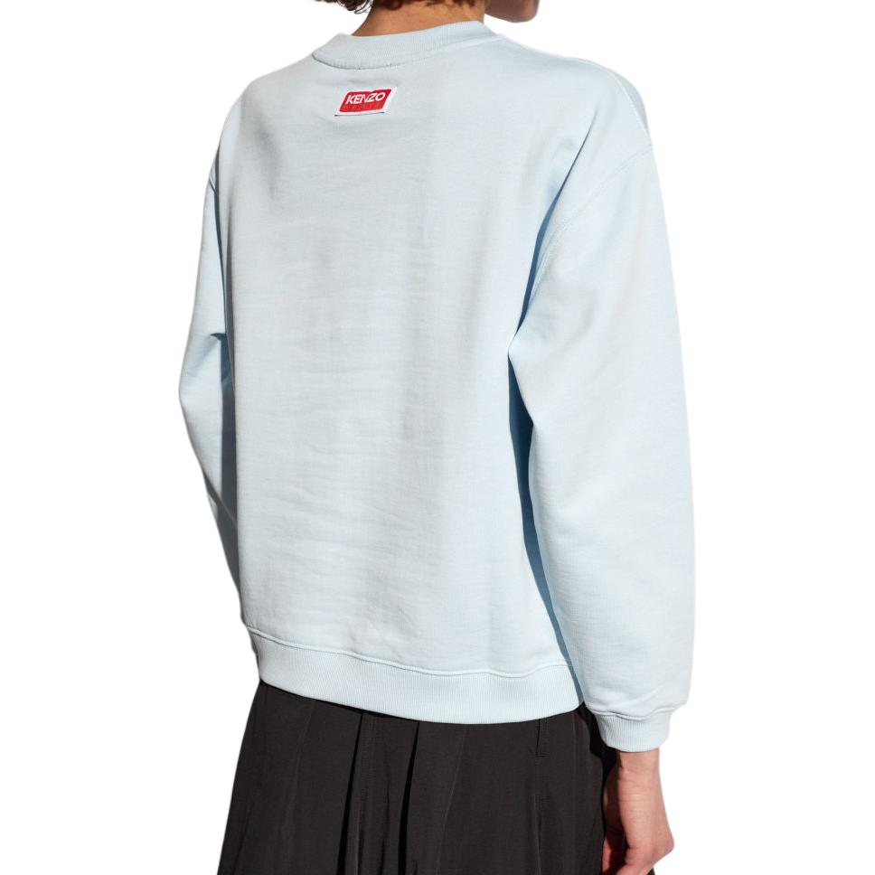 (Women) KENZO FW23  Blue Tiger Embroidered Crewneck Sweatshirt. FE52SW1394MF-63 圖 5
