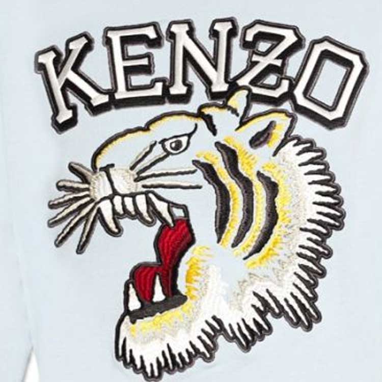 (Women) KENZO FW23  Blue Tiger Embroidered Crewneck Sweatshirt. FE52SW1394MF-63 圖 7