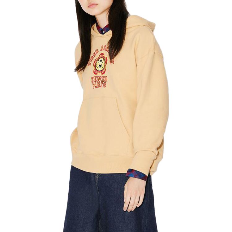 (Women) KENZO FW23  Floral Logo Hoodie Beige FD62SW0774ME-12 圖 6