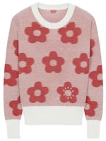 (Women) KENZO FW23 Floral Print Crewneck Pullover Sweater. FD62PU4133CA-02 (Women) KENZO FW23 Floral Print Crewneck Pullover Sweater. FD62PU4133CA-02