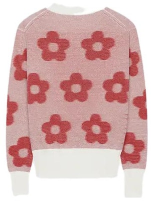 (W) KENZO FW23 Sweater Crewneck Motif Bunga Pullover. FD62PU4133CA-02 Lookbook (W) KENZO FW23 Sweater Crewneck Motif Bunga Pullover. FD62PU4133CA-02