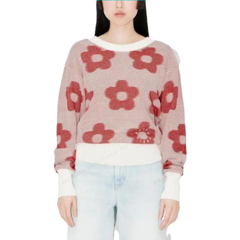 Purchase (W) KENZO FW23 Sweater Crewneck Motif Bunga Pullover. FD62PU4133CA-02