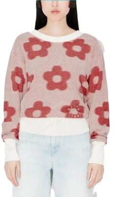 (W) KENZO FW23 Sweater Crewneck Motif Bunga Pullover. FD62PU4133CA-02 Purchase (W) KENZO FW23 Sweater Crewneck Motif Bunga Pullover. FD62PU4133CA-02