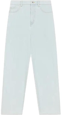 (Women) KENZO FW23 Light Blue Straight-Leg Jeans with Zippered Pockets FD62DP2156B4-DB Buy (Women) KENZO FW23 Light Blue Straight-Leg Jeans with Zippered Pockets FD62DP2156B4-DB