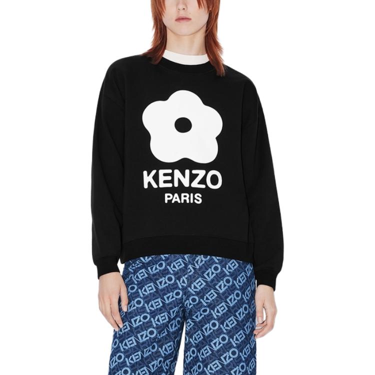 (Women) KENZO FW23  Logo Print Casual Crewneck Sweatshirt FD62SW1124MF-02 圖 3