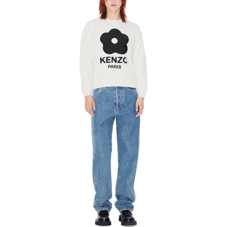 (Women) KENZO FW23  Logo Print Casual Crewneck Sweatshirt FD62SW1124MF-02 圖 7