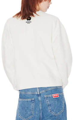 (W) KENZO FW23 Sudadera Casual Cuello Redondo con Logo Estampado FD62SW1124MF-02 1
