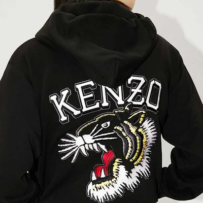 (W) KENZO FW23 Sudadera Casual con Estampado de Tigre. FD62SW1114MF-99J Cheap (W) KENZO FW23 Sudadera Casual con Estampado de Tigre. FD62SW1114MF-99J